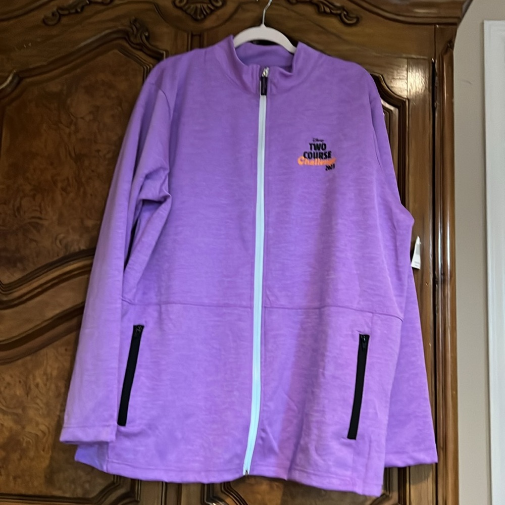 Run Disney Zip Mens Jacket Wine & Dine Half Marathon 2023 Figment Size XX-Large - Picture 3 of 6